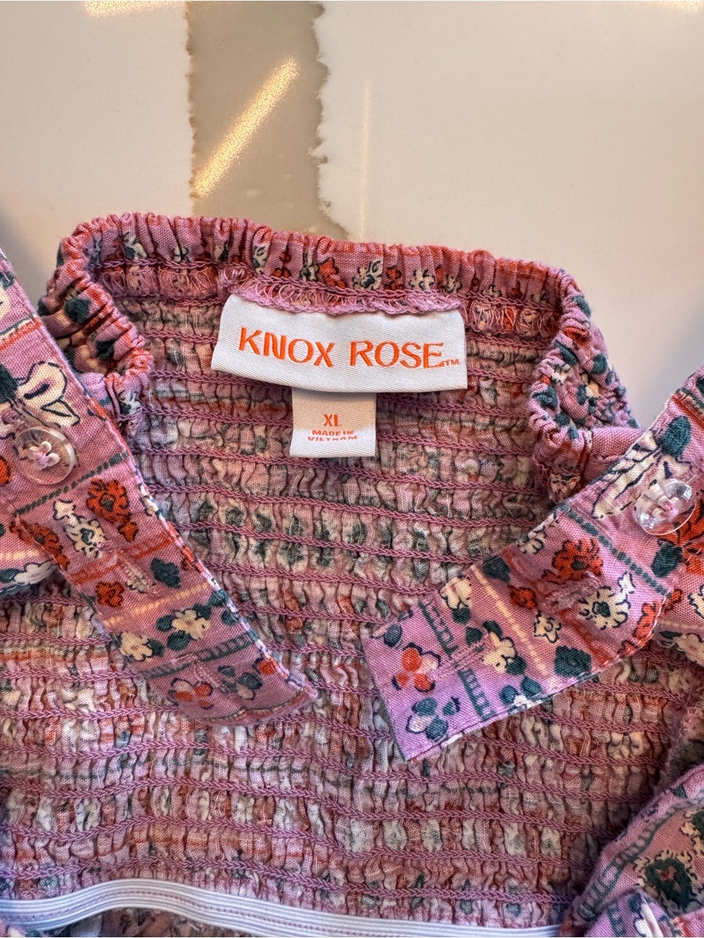 🌸 Knox Rose Boho Floral Tiered Maxi Dress | Smocked Bodice XL 🌸 - Picture 5 of 6